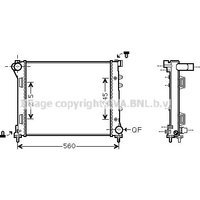 Ava Fiat Panda Radiator | FTA2387 | GSF Car Parts