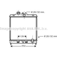 Ava Honda Civic Radiator | HD2120 | GSF Car Parts