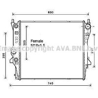 Ava Jaguar S-Type Radiator | JR2053 | GSF Car Parts