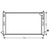 Ava Mitsubishi Lancer Evo Radiator | MT2201 | GSF Car Parts