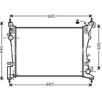 Ava Vauxhall And Opel Adam Radiator | OL2574 | GSF Car Parts