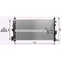 Ava Vauxhall And Opel Insignia Radiator | OL2726 | GSF Car Parts