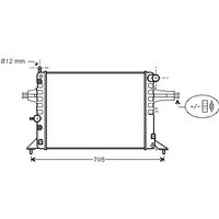 Ava Vauxhall And Opel Zafira Radiator | OLA2256 | GSF Car Parts