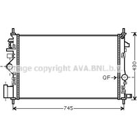 Ava Vauxhall And Opel Insignia Radiator | OLA2474 | GSF Car Parts