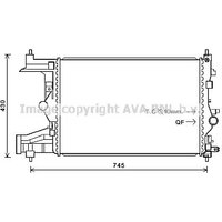Ava Vauxhall And Opel Astra Gtc Radiator | OLA2484 | GSF Car Parts