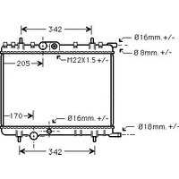 Ava Citroen Xsara Picasso Radiator | PE2300 | GSF Car Parts