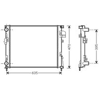 Ava Vauxhall And Opel Vivaro Radiator | RTA2303 | GSF Car Parts