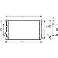 Ava Vauxhall And Opel Movano Radiator | RTA2322 | GSF Car Parts