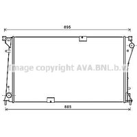 Ava Vauxhall And Opel Vivaro Radiator | RTA2490 | GSF Car Parts