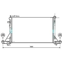 Ava Vauxhall And Opel Movano Radiator | RTA2560 | GSF Car Parts