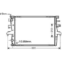 Ava Volkswagen Transporter T5 Radiator | VN2230 | GSF Car Parts