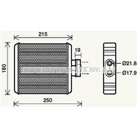 Ava Heater Matrix | VN6196 | GSF Car Parts