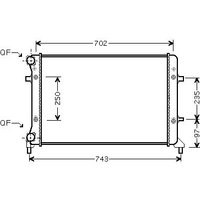 Ava Seat Altea Radiator | VNA2223 | GSF Car Parts
