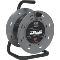 SEALEY Cable Reel 25M 4 X 230V 1.25mm² Thermal Trip | BCR25 | GSF Car Parts