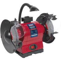 SEALEY Bench Grinder Ø200mm With Worklight 550W/230V | BG200WL | GSF Car Parts