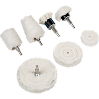 SEALEY Polishing Wheel Set 8Pc | BGPW08 | GSF Car Parts