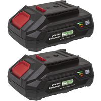 SEALEY Power Tool Battery Pack 20V 2Ah Kit For Sv20 Series | BK02 | GSF Car Parts