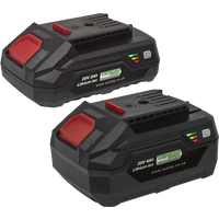 SEALEY Power Tool Battery Pack 20V 2Ah & 4Ah Kit For Sv20 Series | BK24 | GSF Car Parts