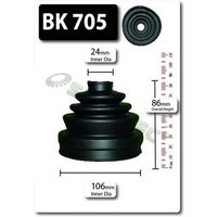 Cv Boot Kit SHAFTEC Fits: FORD TRANSIT CUSTOM