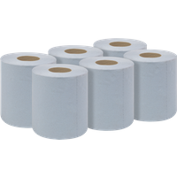 SEALEY Blue Embossed 2-Ply Paper Roll 60M - Pack Of 6 | BLU60 | GSF Car Parts