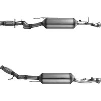 Eu6 Ta Underfloor Scr Cat & Dpf Combined BMCATS Fits: PEUGEOT 3008