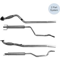 Meriva(z16se Z16xe)1.6 Box Centre Pipe BMCATS Fits: VAUXHALL MERIVA