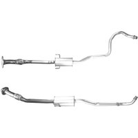 Centre Exh Section BMCATS Fits: TOYOTA YARIS