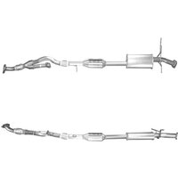 Eu4 Type Approved Underfloor Cat BMCATS Fits: HYUNDAI SANTA FE