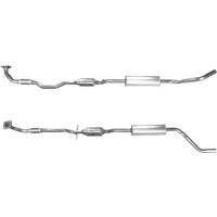 Eu4 Type Approved Underfloor Cat BMCATS Fits: AUDI A2