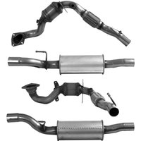 Eu5 Ta Front Pipe Cat & Box (2 Pieces) BMCATS Fits: AUDI A1