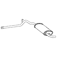 A2A BMW 1 Series Rear Box/silencer | GSF Car Parts