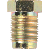 SEALEY Brake Pipe Nut M12 X 1mm Male 1/4" Pipe Din Form Pack Of 10 | BN121 | GSF Car Parts
