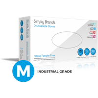 Simply Blue Nitrile Glove Med | BNG002-DS | GSF Car Parts