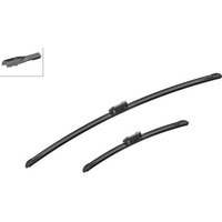 Bosch Renault Captur Aerotwin Flat Twin Pack Windscreen Wiper Blades 700mm/340mm 28"/13" | A405S | GSF Car Parts