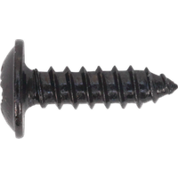 SEALEY Self-Tapping Screw 3.5 X 13mm Flanged Head Black Pozi Pack Of 100 | BST3513 | GSF Car Parts