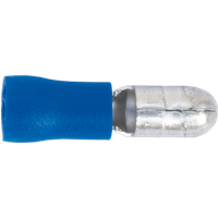 SEALEY Bullet Terminal Ø5mm Male Blue Pack Of 100 | BT11 | GSF Car Parts