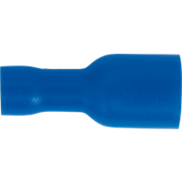 SEALEY Fully Insulated Terminal 6.3mm Female Blue Pack Of 100 | BT16 | GSF Car Parts