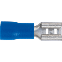SEALEY Push-On Terminal 4.8mm Female Blue Pack Of 100 | BT19 | GSF Car Parts