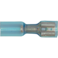 SEALEY Heat Shrink Push-On Terminal 6.4mm Female Blue Pack Of 25 | BTSPF25 | GSF Car Parts