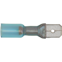 SEALEY Heat Shrink Push-On Terminal 6.3mm Male Blue Pack Of 25 | BTSPM25 | GSF Car Parts