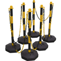 SEALEY Black/yellow Post & Chain Kit 25M | BYSBKIT | GSF Car Parts