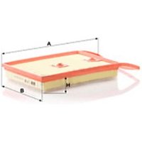 MANN Skoda Rapid Spaceback Air Filter | C35011 | GSF Car Parts