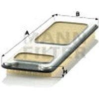 MANN Jaguar Xjs Air Filter | C4373 | GSF Car Parts