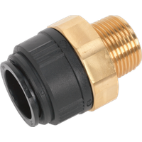 SEALEY Straight Adaptor 28mm X 1"bspt Brass (John Guest Speedfit® - mm012808N) | CAS28BSA | GSF Car Parts