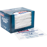 SEALEY 5-In-1 Disposable Car Interior Protection Kit - Display Box Of 50 | CCSET550 | GSF Car Parts