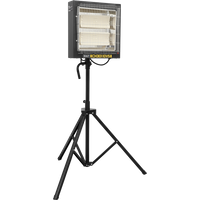 SEALEY Ceramic Heater With Tripod Stand 1.2/2.4Kw - 110V | CH30110VS | GSF Car Parts