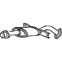 A2A Mitsubishi Pajero/shogun Middle Box/silencer | GSF Car Parts