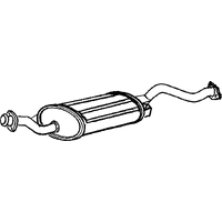 Middle Box/silencer A2a Fits: MITSUBISHI SHOGUN