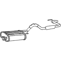 A2A Mitsubishi L 200 Rear Box/silencer | GSF Car Parts