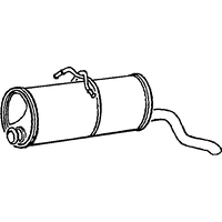 A2A Citroen Berlingo Multispace Rear Box/silencer | GSF Car Parts